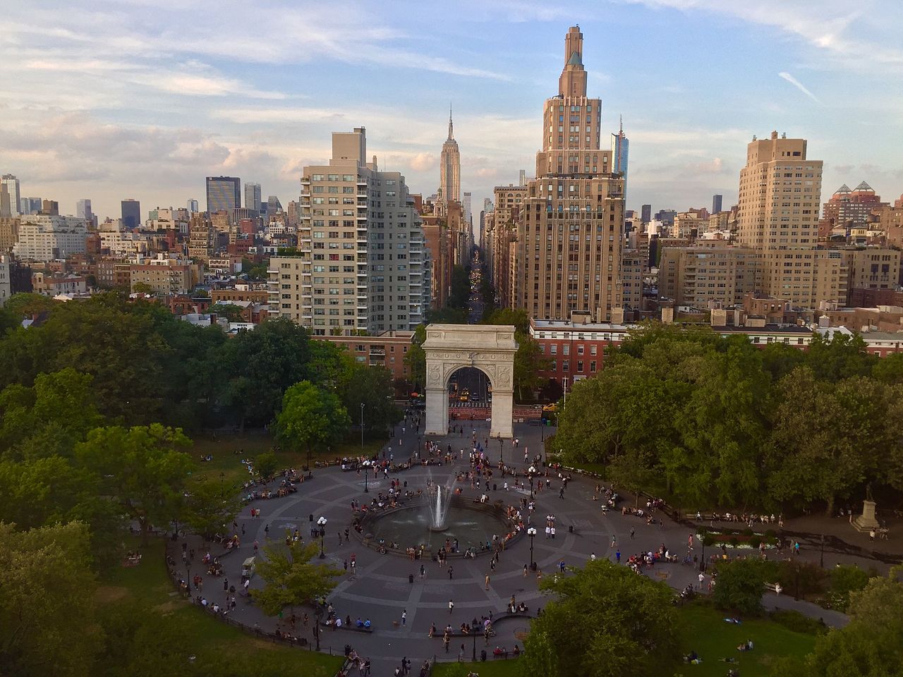 Washington Square Arch near NYU in New York City